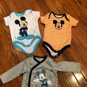 Disney shirt set 3/6 months